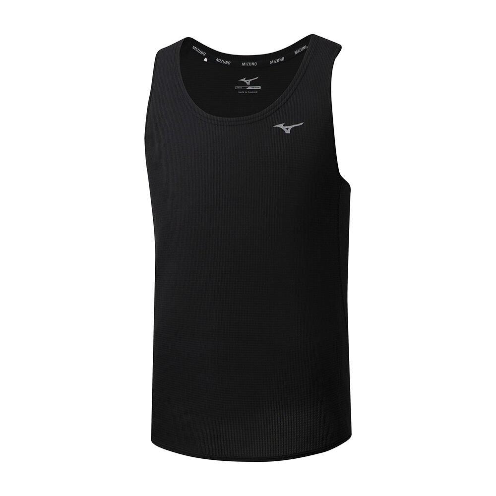 Mizuno Men's Tank Tops DryAeroFlow Tank Black - SPZFJIK-58